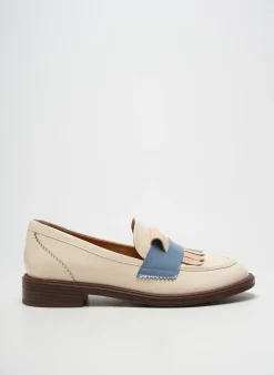 Mocassins Mam'zelle Beige Talon Plat Jusqu'à 3cm