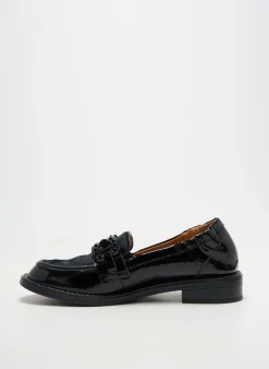 Mocassins Mam'zelle Noir Talon Plat Jusqu'à 3cm