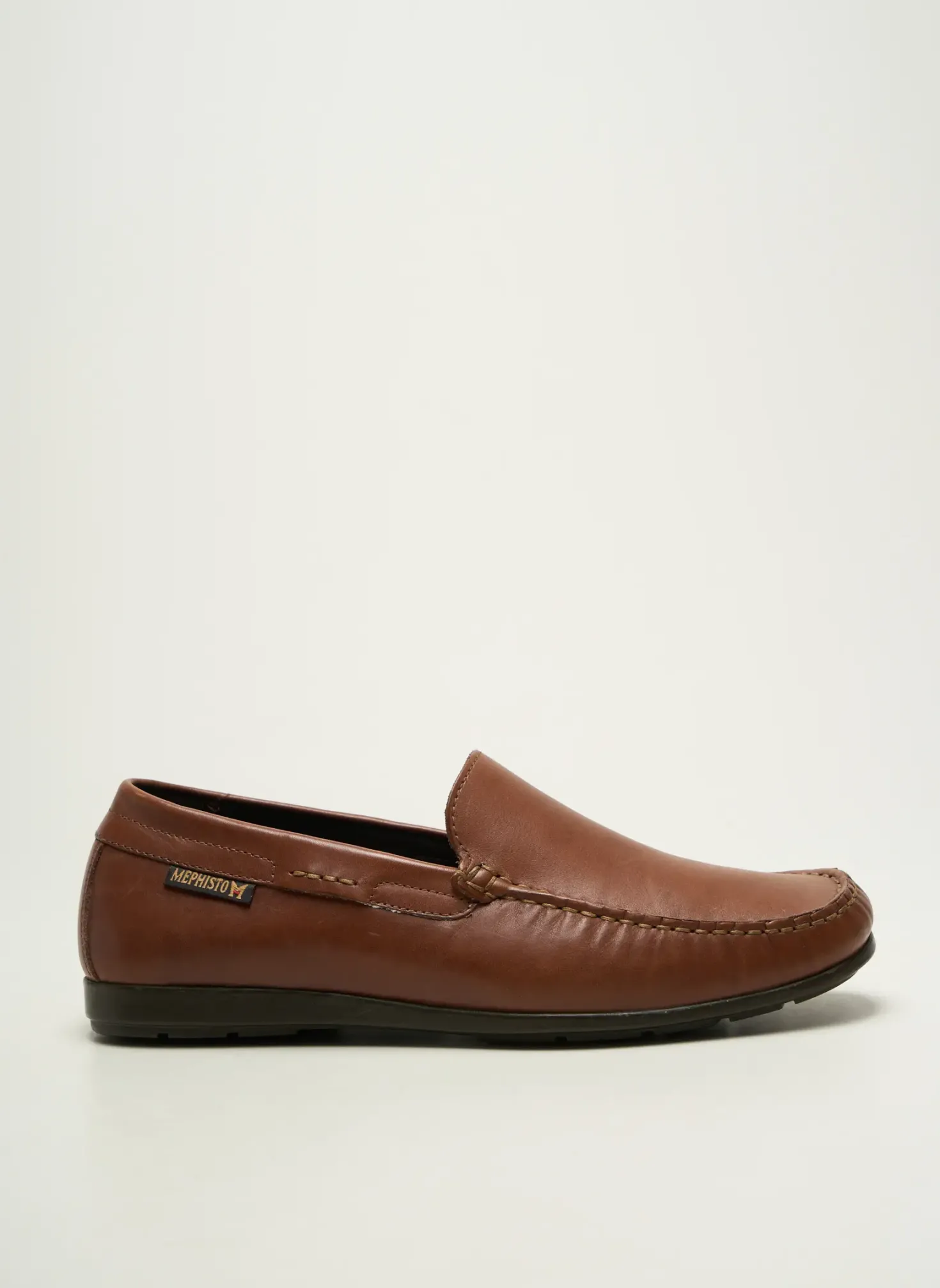 Mocassins Mephisto Marron Bout Carré