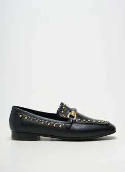 Mocassins Mjus Noir Talon Plat Jusqu'à 3cm
