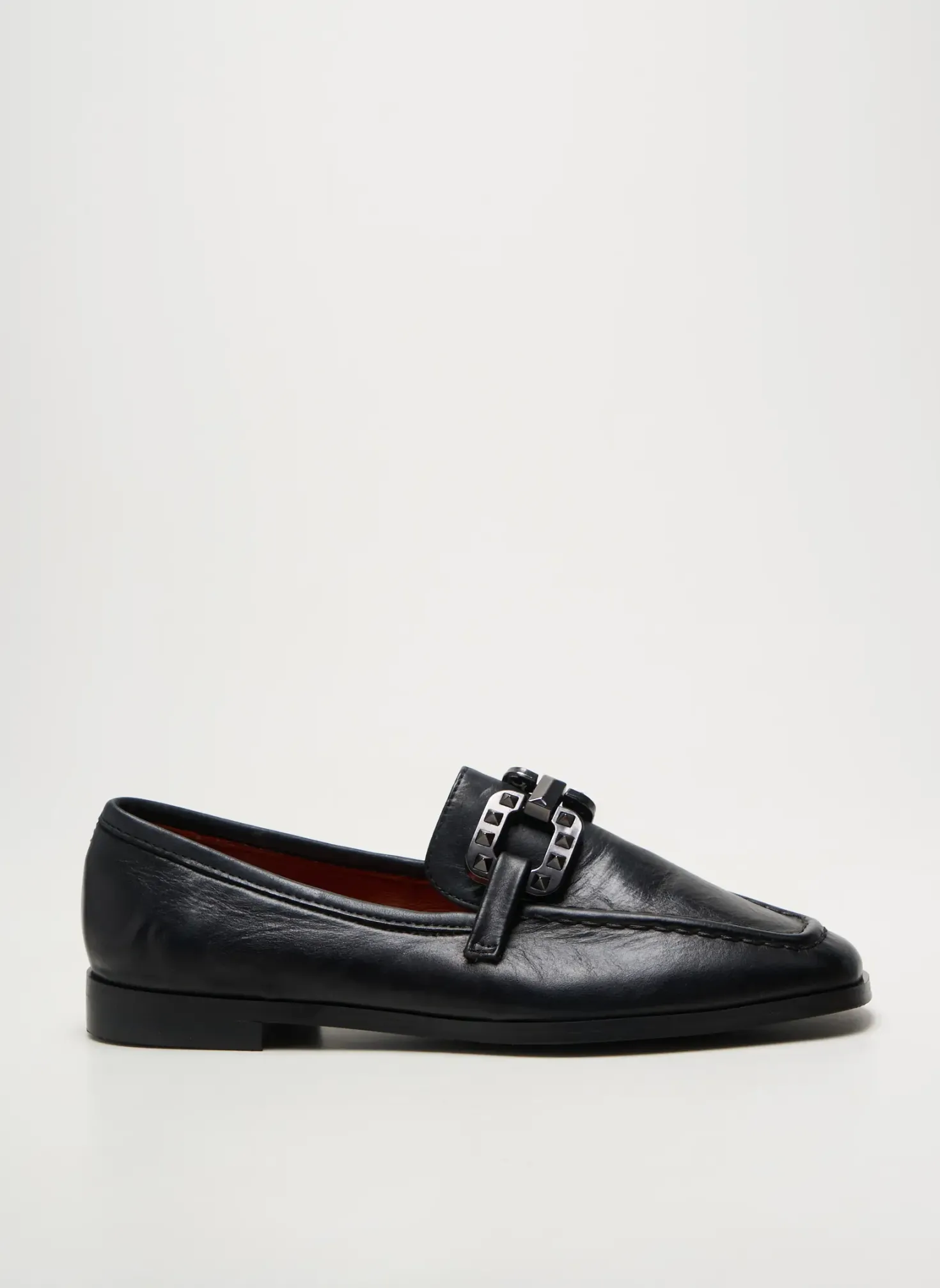 Mocassins Mjus Noir Talon Plat Jusqu'à 3cm