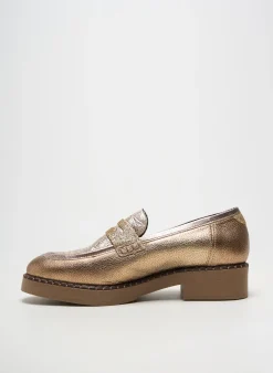 Mocassins Mkd Marron Talon De 4 À 6cm