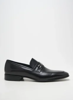Mocassins Moreschi Noir Talon Bas