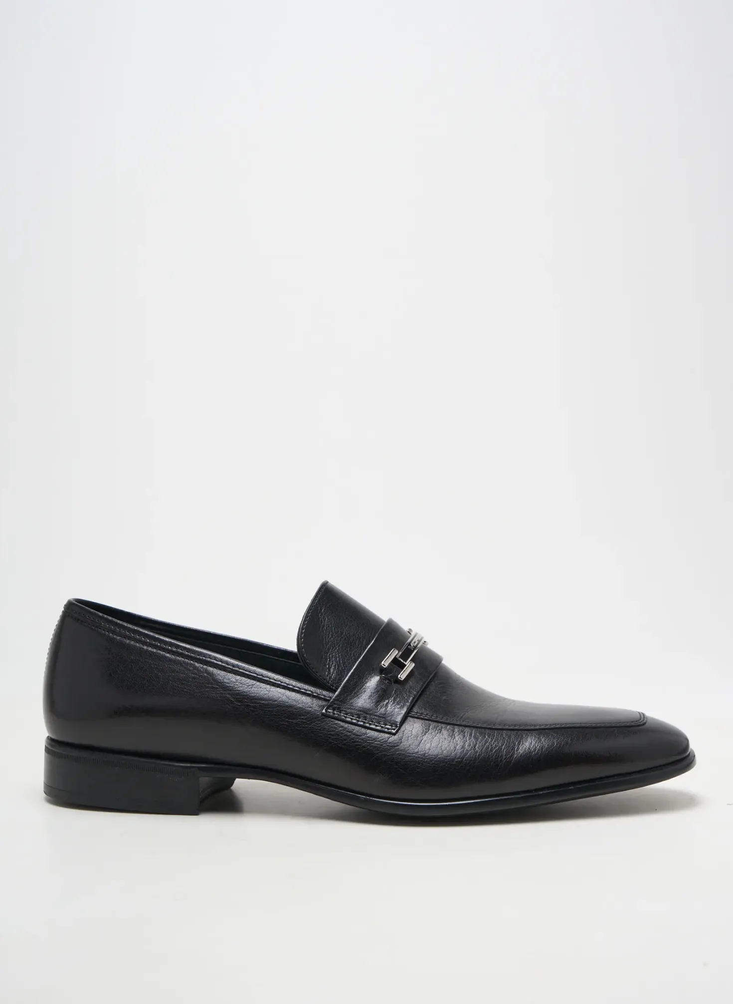Mocassins Moreschi Noir Talon Bas