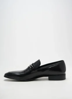 Mocassins Moreschi Noir Talon Bas