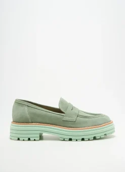 Mocassins Muratti Vert Talon De 4 À 6cm