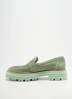 Mocassins Muratti Vert Talon De 4 À 6cm