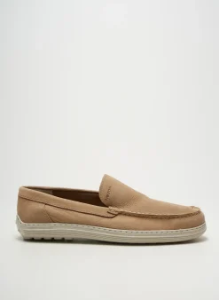 Mocassins Notton Beige Bout Carré