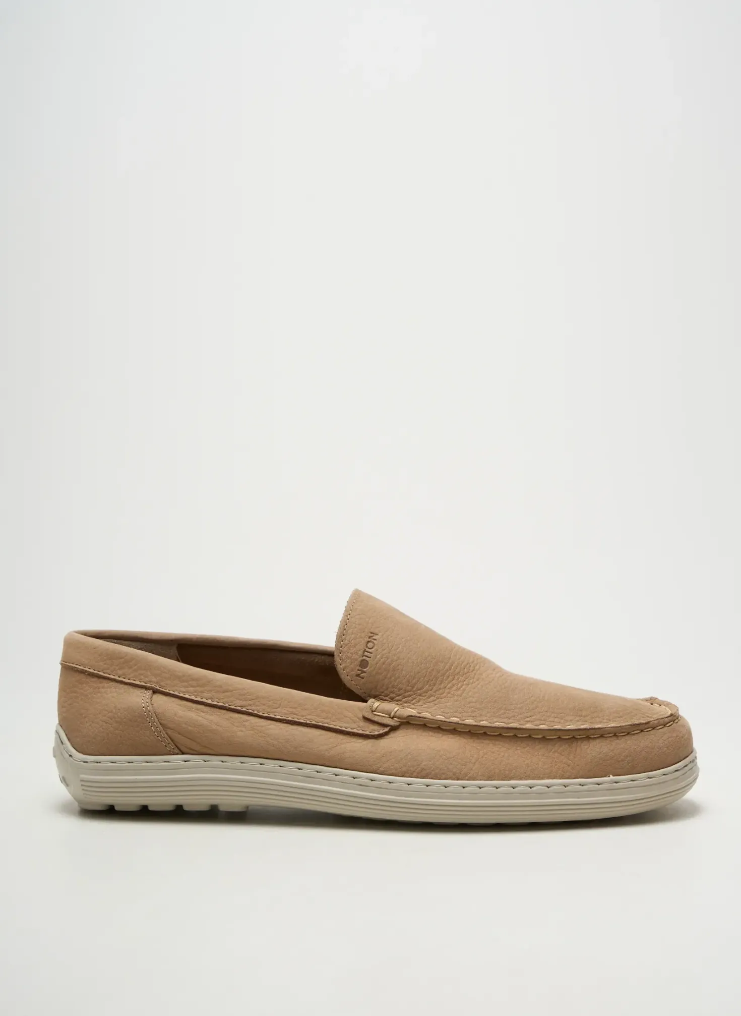 Mocassins Notton Beige Bout Carré