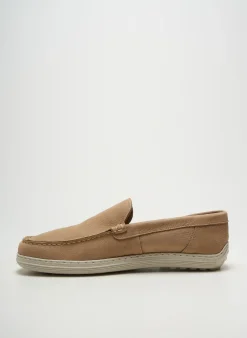 Mocassins Notton Beige Bout Carré