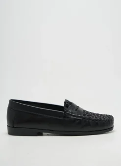 Mocassins Ottilia Noir Talon Plat Jusqu'à 3cm
