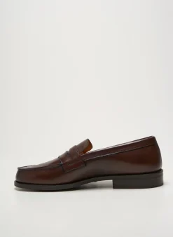 Mocassins Paco Milan Marron Talon Bas