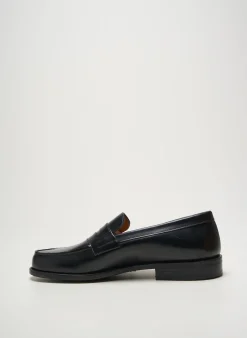 Mocassins Paco Milan Noir Talon Bas