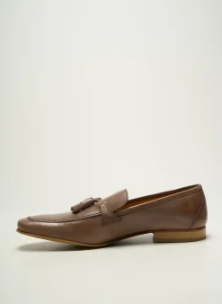 Mocassins Pierre Cardin Marron Talon Bas
