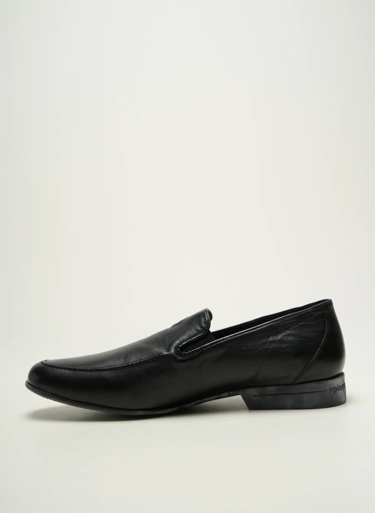 Mocassins Pierre Cardin Noir Talon Bas