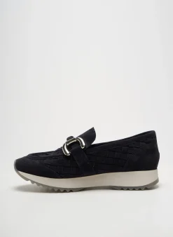 Mocassins Rosemetal Bleu Talon De 4 À 6cm