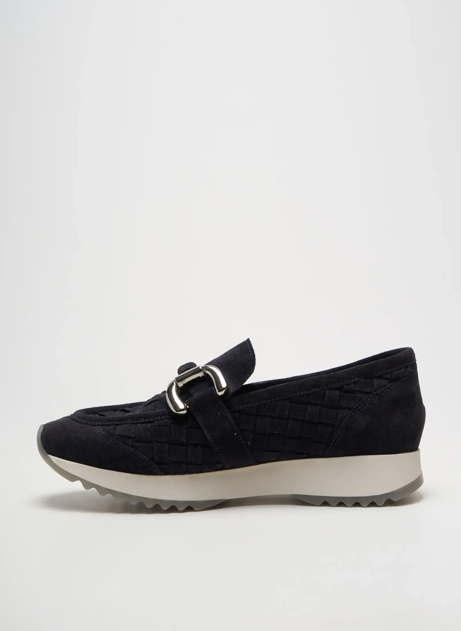 Mocassins Rosemetal Bleu Talon De 4 À 6cm
