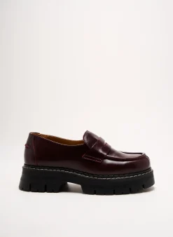 Mocassins Schmoove Violet Talon De 4 À 6cm