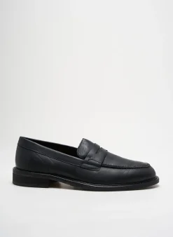 Mocassins Selected Noir Talon Bas