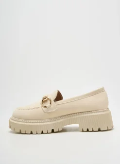 Mocassins Sergio Todzi Beige Talon De 4 À 6cm