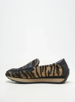 Mocassins Softwaves Noir Talon Plat Jusqu'à 3cm