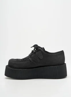 Mocassins Underground Noir Talon De 4 À 6cm