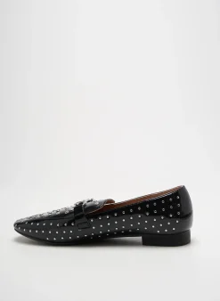 Mocassins Vanessa Wu Noir Talon Plat Jusqu'à 3cm