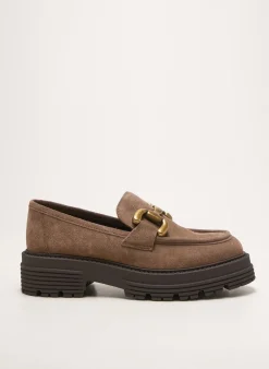 Mocassins We Do Marron Talon De 4 À 6cm