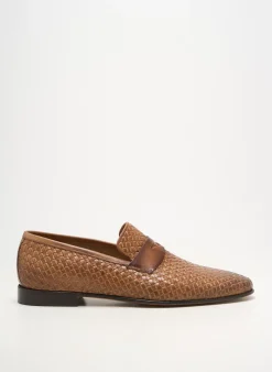 Mocassins Yves Saint Clair Marron Talon Bas