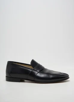 Mocassins Yves Saint Clair Noir Talon Bas