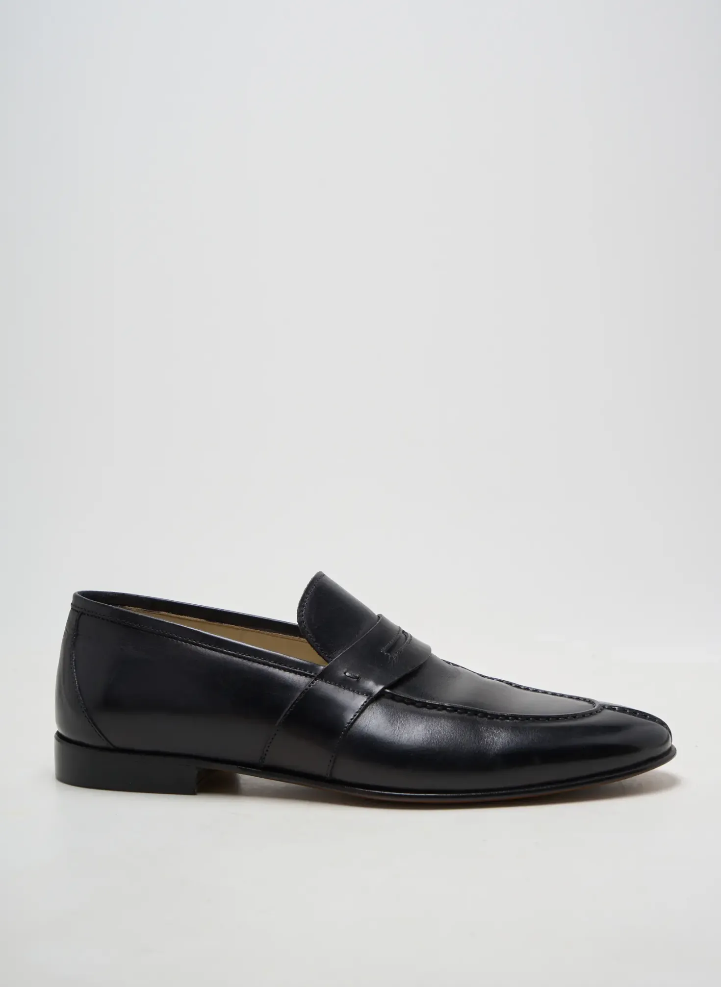 Mocassins Yves Saint Clair Noir Talon Bas