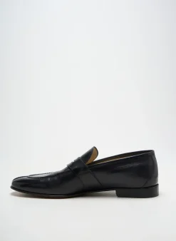Mocassins Yves Saint Clair Noir Talon Bas