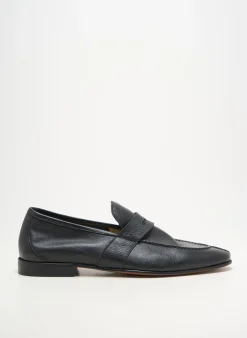 Mocassins Yves Saint Clair Noir Talon Bas