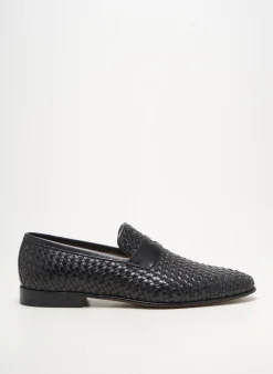 Mocassins Yves Saint Clair Noir Talon Bas