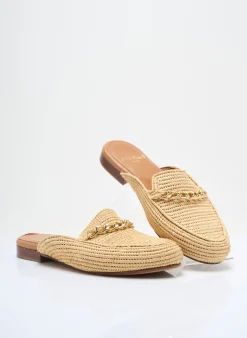 Mules/sabots Anaki Beige Talon Plat Jusqu'à 3cm