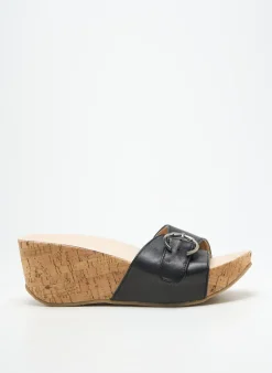 Mules/sabots Andrea Conti Noir Talon De 4 À 6cm