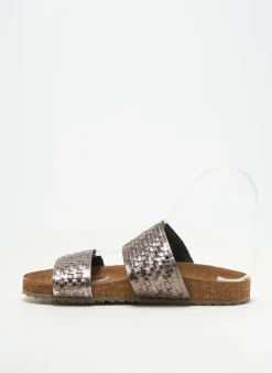 Mules/sabots Biba Argent Talon Plat Jusqu'à 3cm