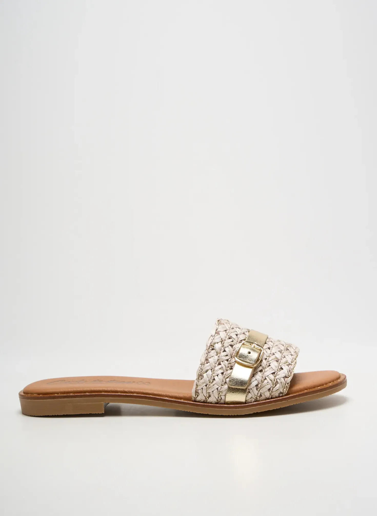 Mules/sabots Carla Tortosa Or Talon Plat Jusqu'à 3cm