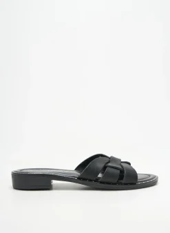Mules/sabots Donna Lucca Noir Talon Plat Jusqu'à 3cm