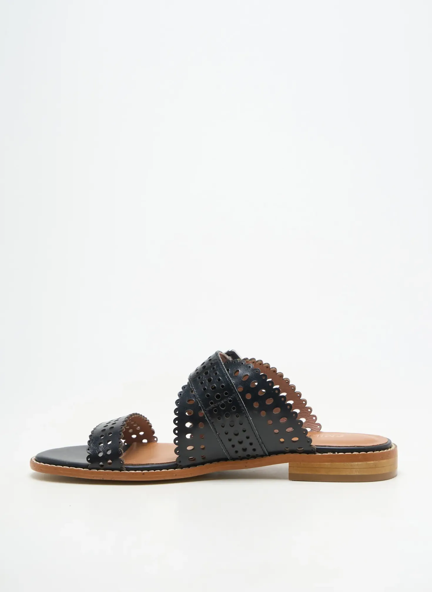 Mules/sabots Emilie Karston Noir Talon Plat Jusqu'à 3cm