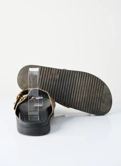 Mules/sabots Gemo Beige Talon Plat Jusqu'à 3cm
