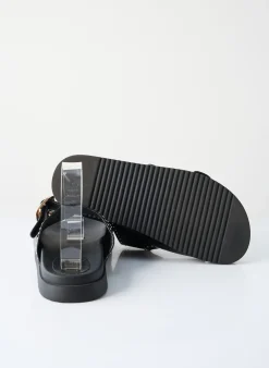 Mules/sabots Gemo Noir Talon Plat Jusqu'à 3cm