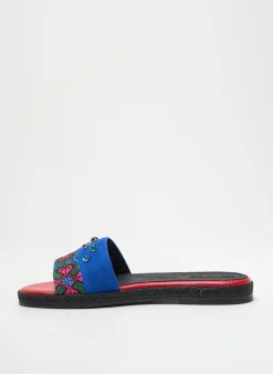 Mules/sabots Geox Bleu Talon Plat Jusqu'à 3cm