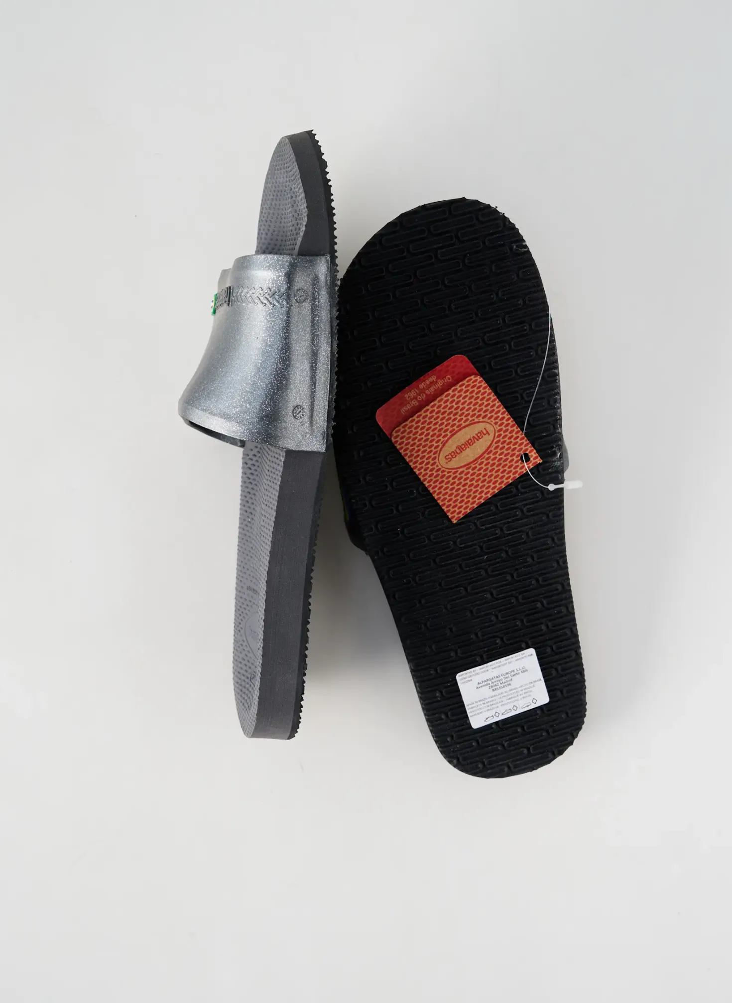 Mules/sabots Havaianas Argent Talon Plat Jusqu'à 3cm