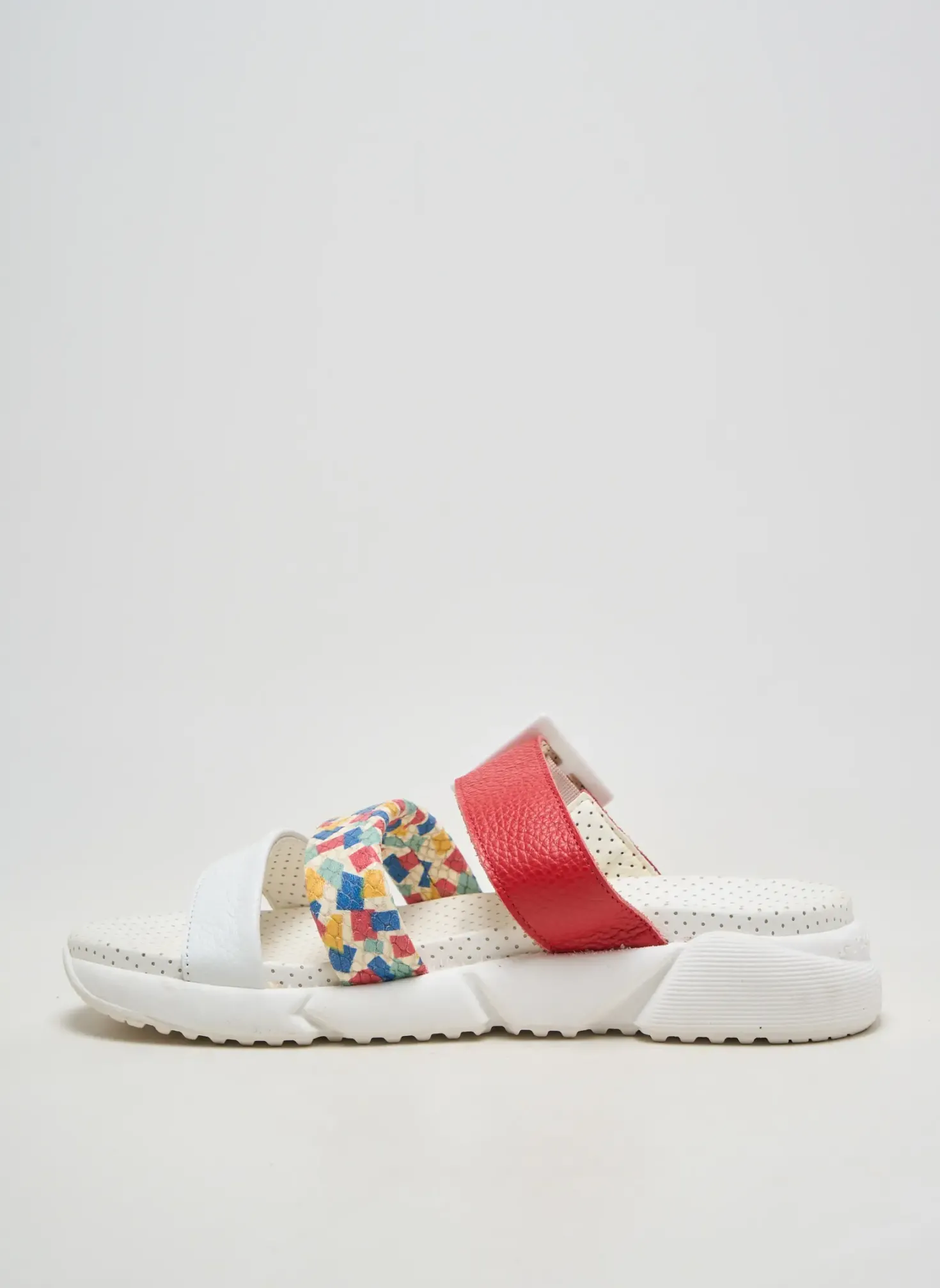 Mules/sabots Jose Saenz Blanc Talon Plat Jusqu'à 3cm