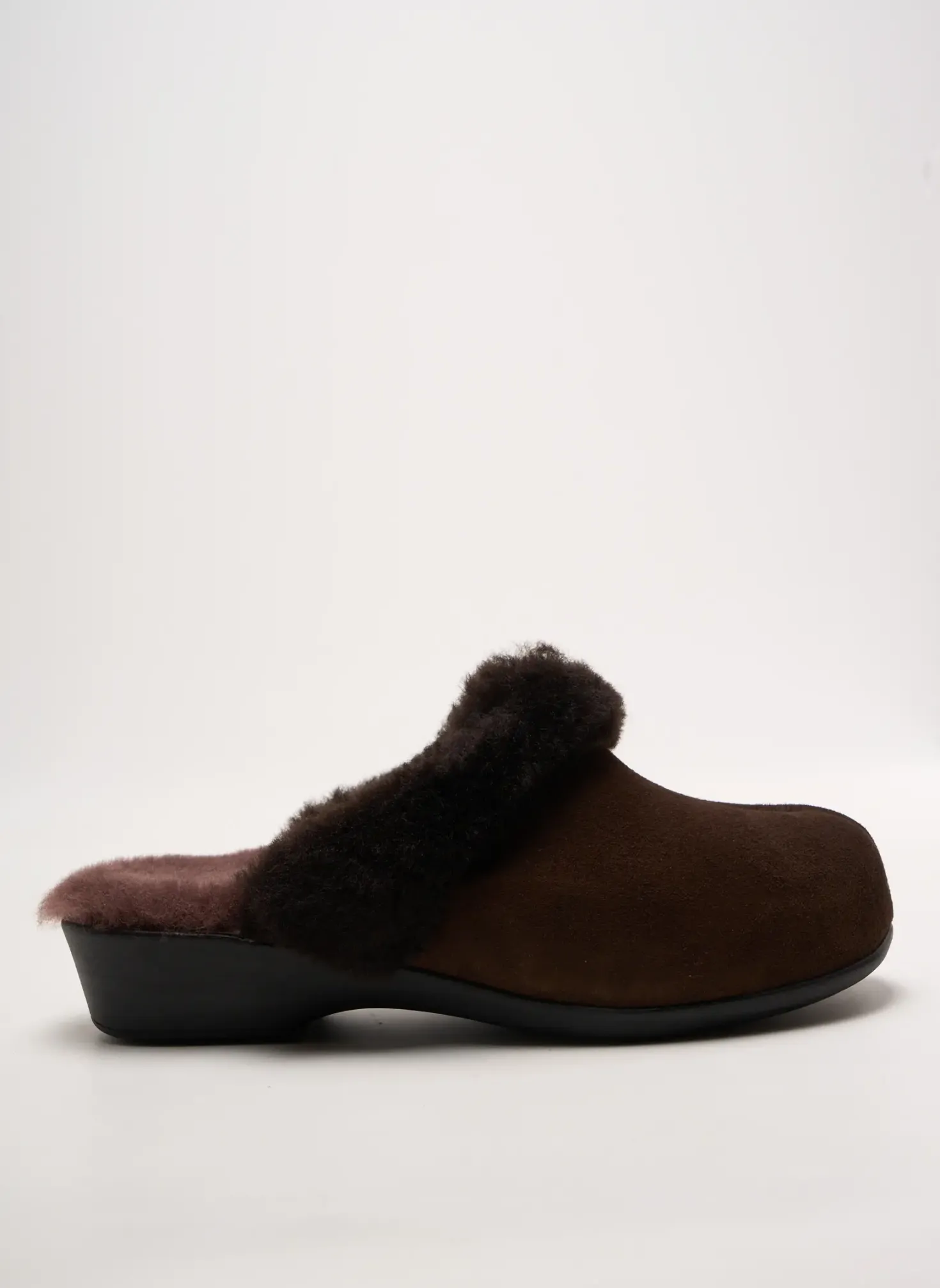 Mules/sabots Lady Marron Talon Plat Jusqu'à 3cm