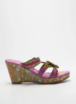 Mules/sabots Laura Vita Rose Talon De 7 À 9cm