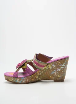 Mules/sabots Laura Vita Rose Talon De 7 À 9cm