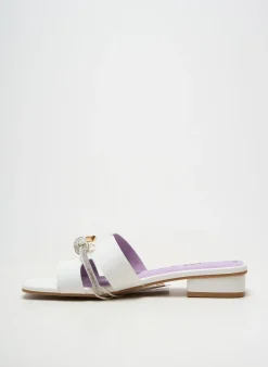 Mules/sabots Mariamare Blanc Talon Plat Jusqu'à 3cm