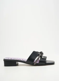 Mules/sabots Mariamare Noir Talon Plat Jusqu'à 3cm